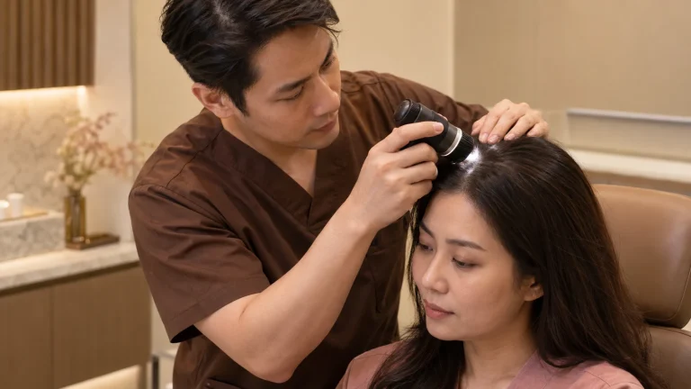 03 scalp dermoscopy hair loss