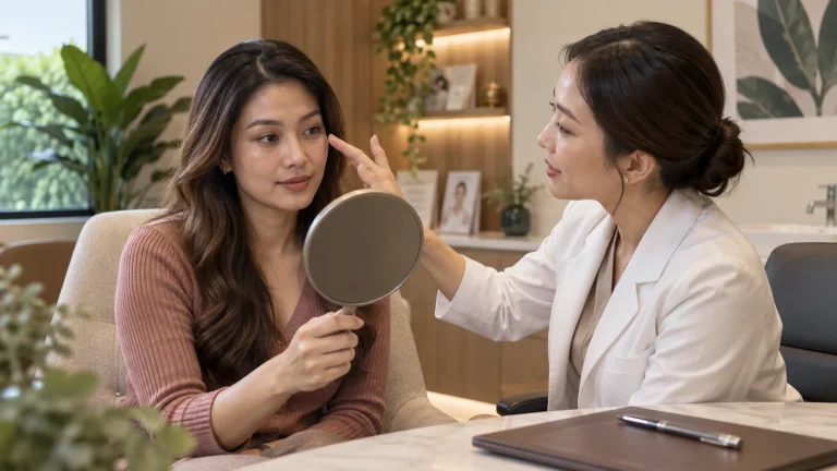 Konsultasi filler bawah mata di klinik Malaysia