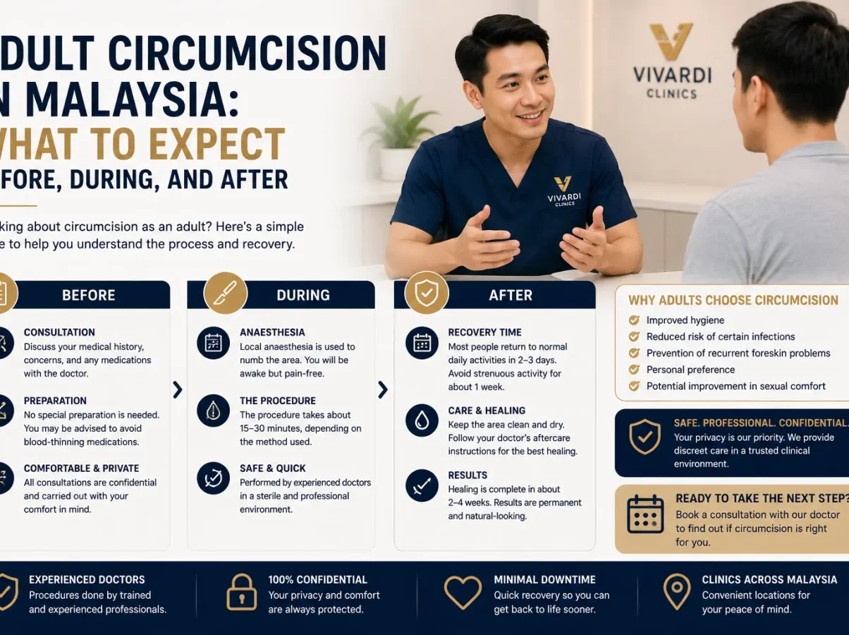 Adult Circumcision in Malaysia What to Expect Before, During, and After