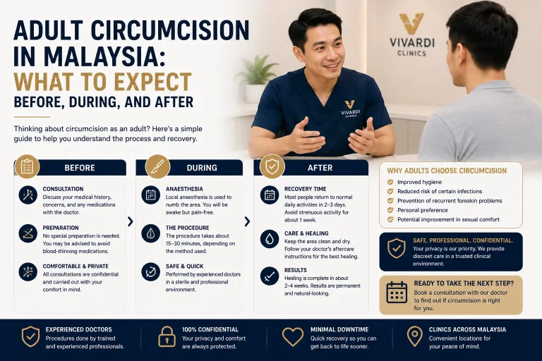Adult Circumcision in Malaysia What to Expect Before, During, and After
