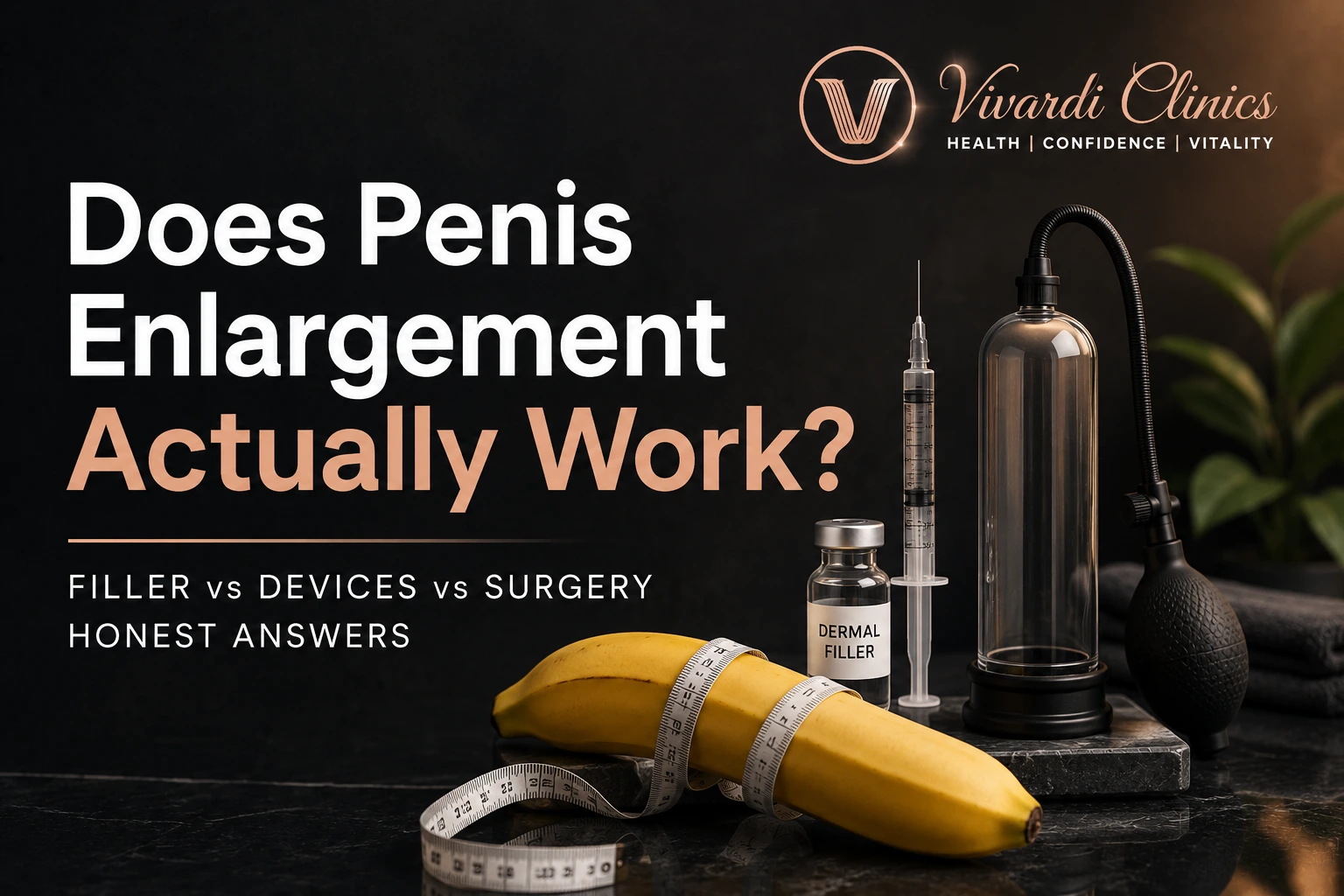 Does Penis Enlargement Actually Work Filler vs Devices vs Surgery, Honest Answers