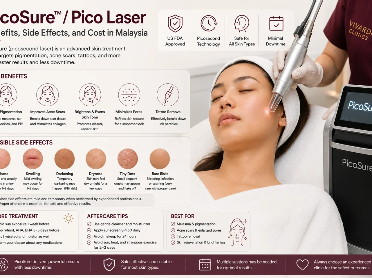 PicoSure Pico Laser Benefits, Side Effects, and Cost in Malaysia