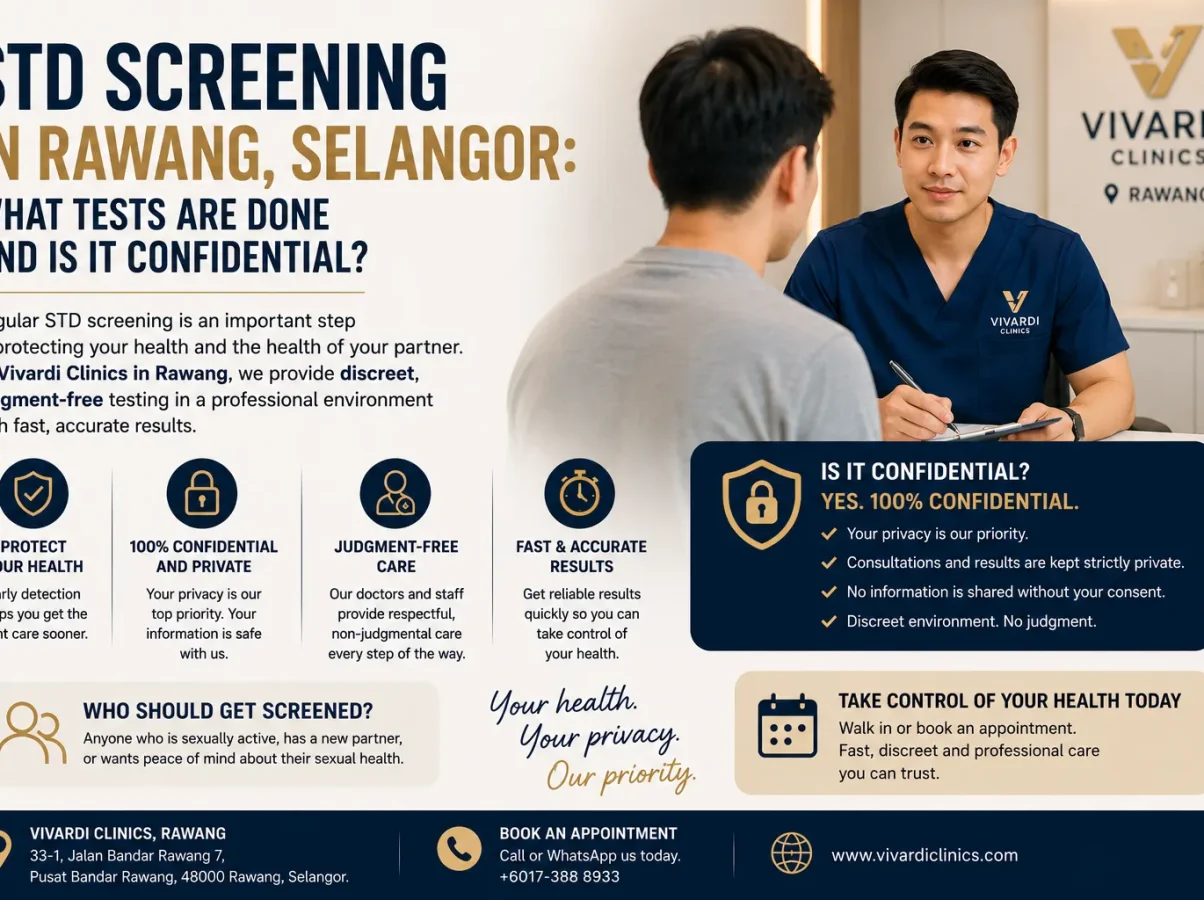STD Screening in Rawang Selangor What Tests Are Done and Is It Confidential