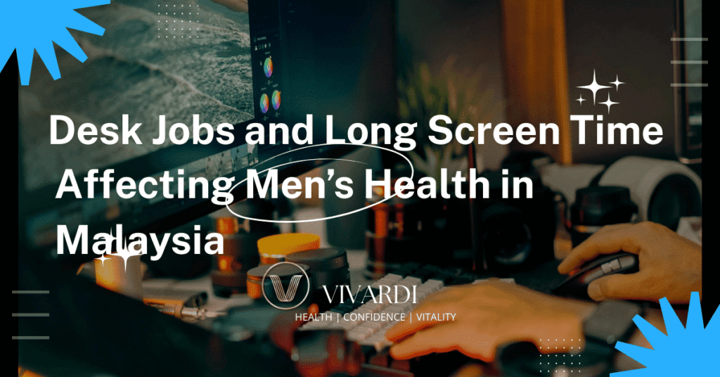 Why Desk Jobs and Long Screen Time Are Affecting Men’s Health in Malaysia