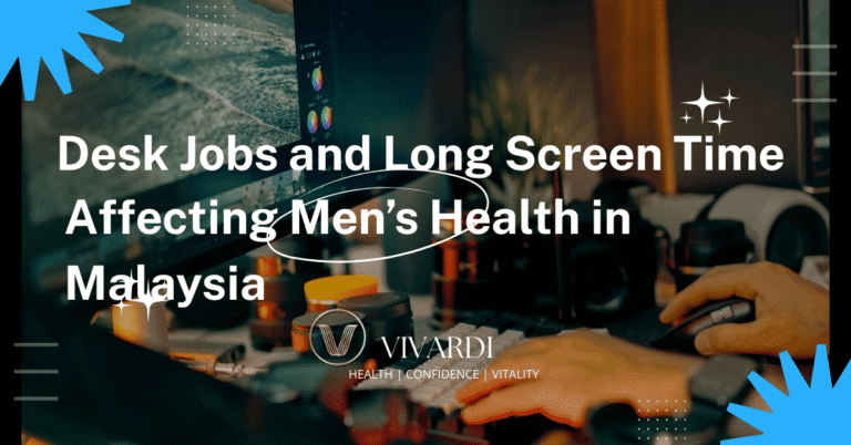 Why Desk Jobs and Long Screen Time Are Affecting Men’s Health in Malaysia