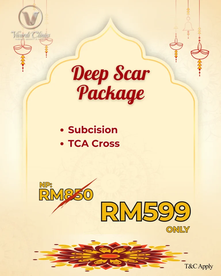 Deepavali Deep Scar Package at Vivardi Clinics: Subcision and TCA Cross