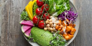 Colorful vegetables antioxidants free radicals