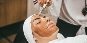 Facial massage lymphatic drainage wellness skin