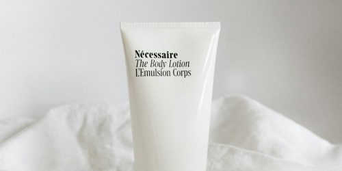 Close up skin pores texture treatment
