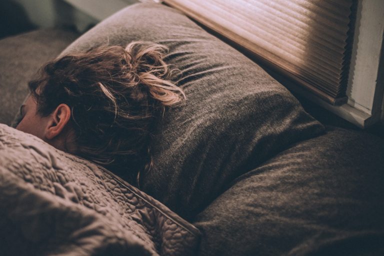 Woman sleeping night skin repair circadian biology