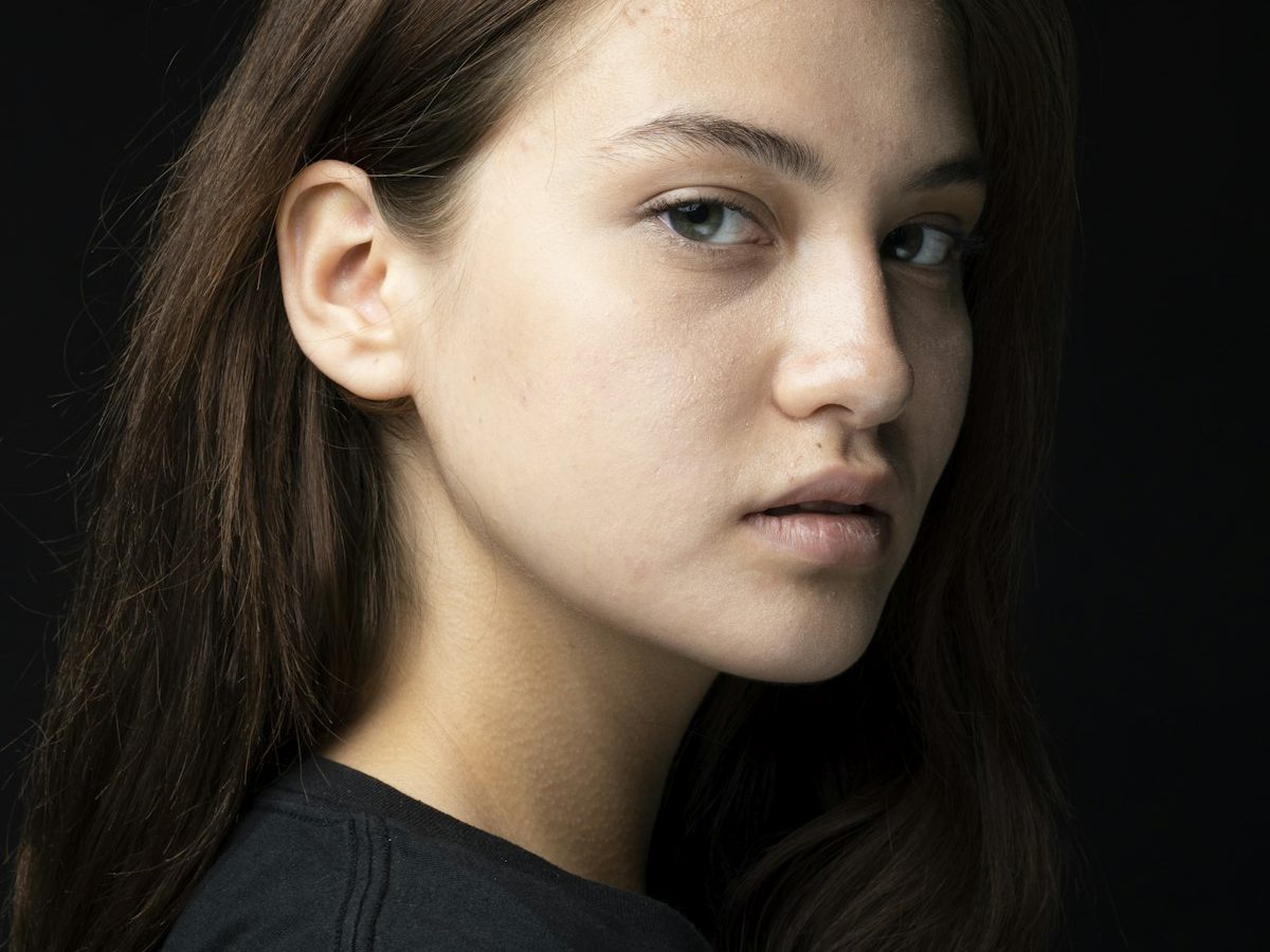 Asian woman radiant skin melanin pigmentation
