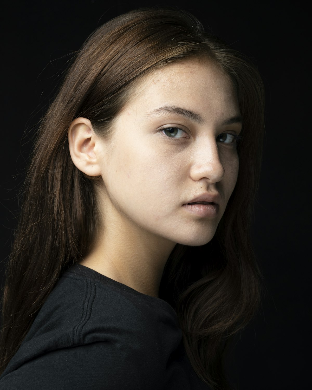 Asian woman radiant skin melanin pigmentation