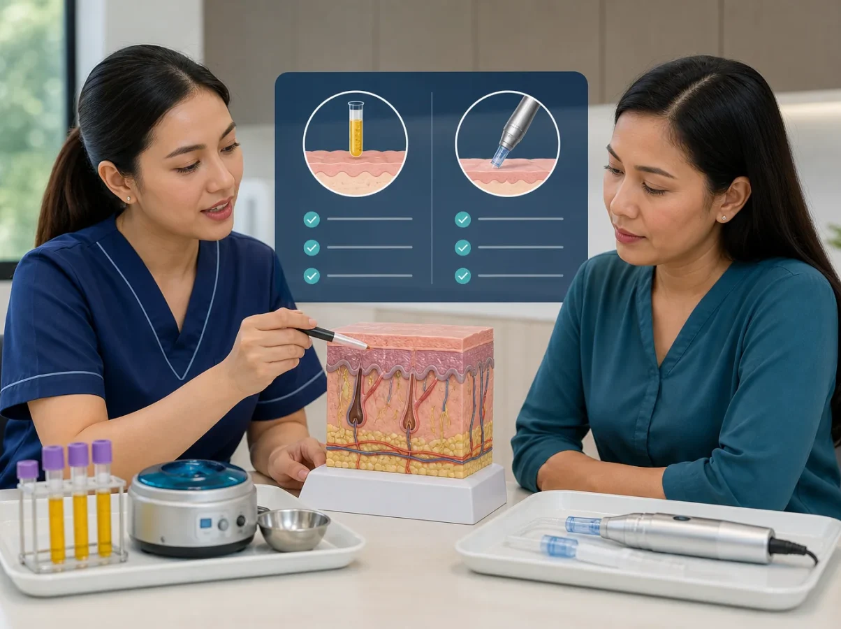 Prp vs microneedling featured