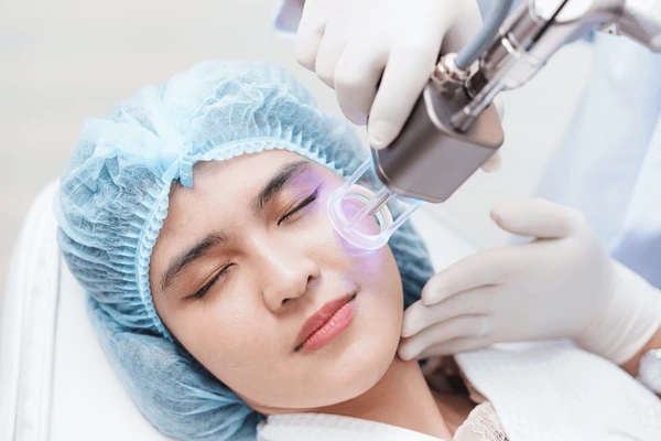 Pigmentation treatment in progress